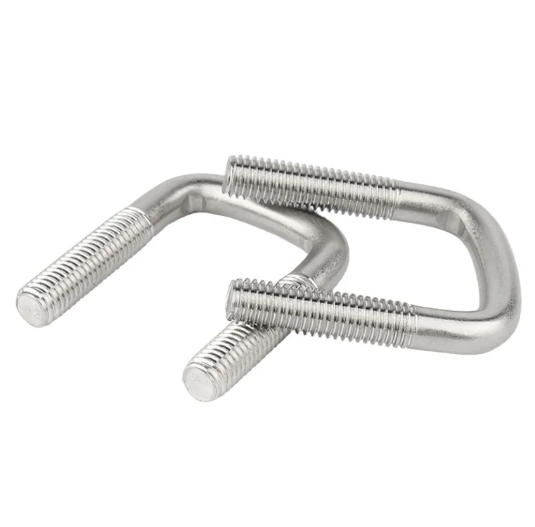 ASME F468 F593 US A2-70/80 Stainless Steel SS316 U-Bolt Square Bend