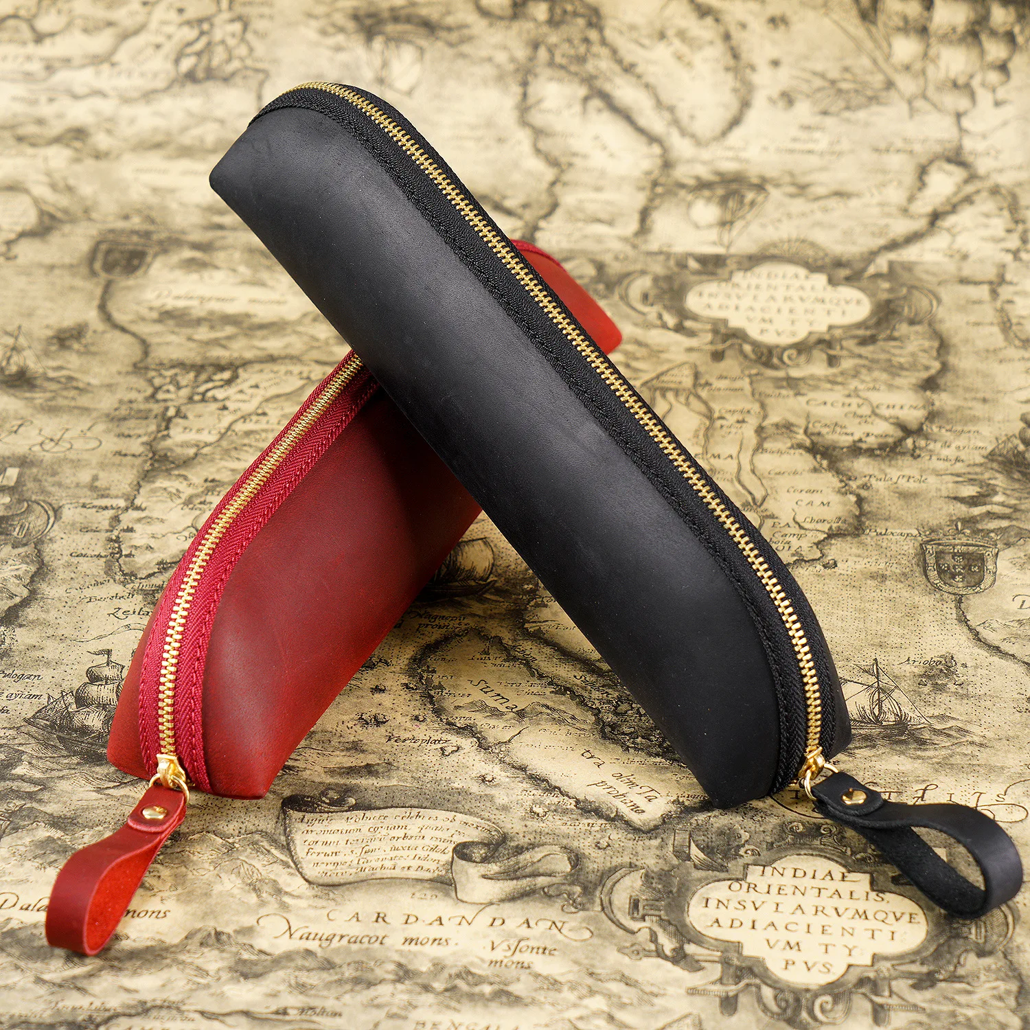 Genuine Leather Pen Bag Fountain Pen Case Custom Pencil Sleeve Custom Pencil Cover