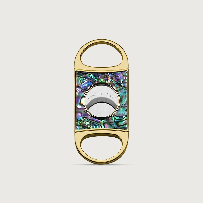 20PCS Custom Logo Cigar Accessories Luxury Cigar Scissors Stainless Steel Double Edge Handle Cigar Cutter
