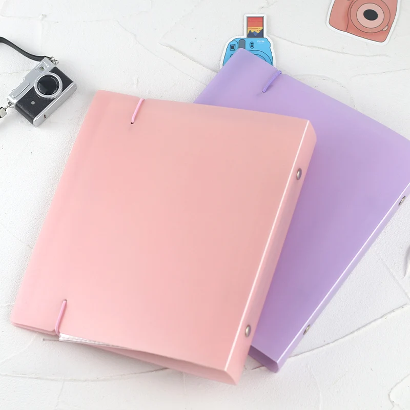 Kpop Photocard collection book macaron Color Picture Storage Book Cover for Business cards or pictures