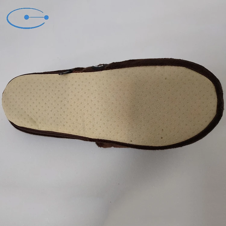Electric Cordless Battery Power Vibrate Foot Warmer Heat Slide Fur Slipper