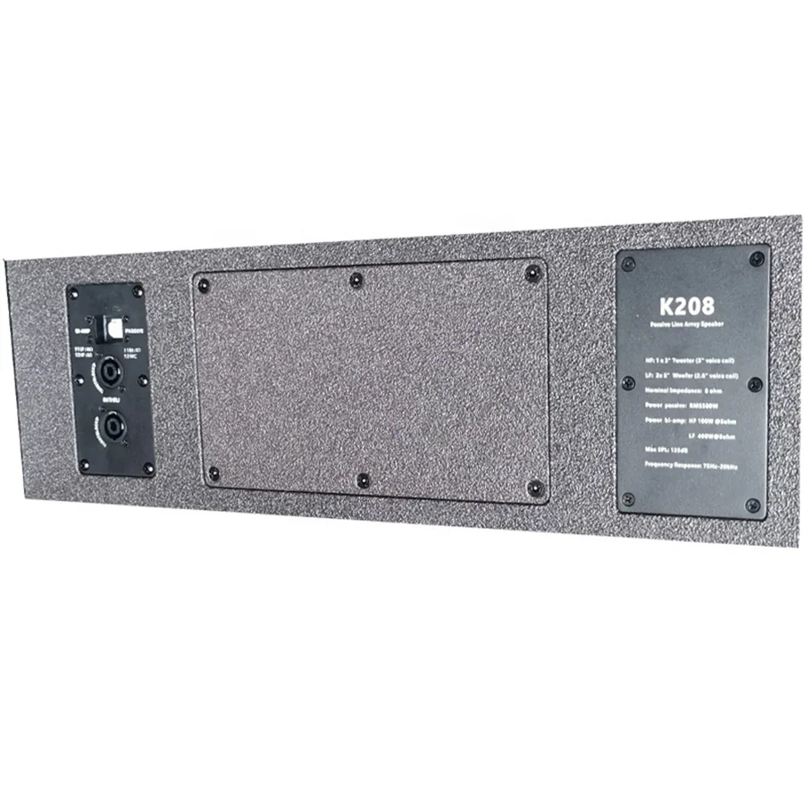 Powerful dual 8 inch 2 Way empty line array cabinet Line Array speakers empty line array cabinet