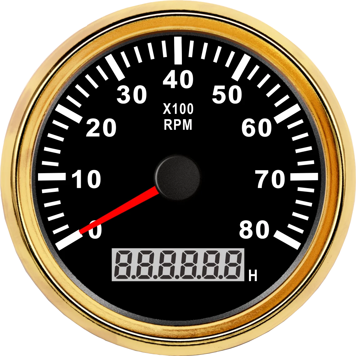 85mm Electrical Car Truck RPM Tachometer With Hour Meter 8000RPM with factoy price