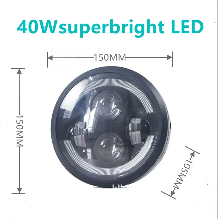 electric motorcycle snowmobile bicycle headlights LED headlights