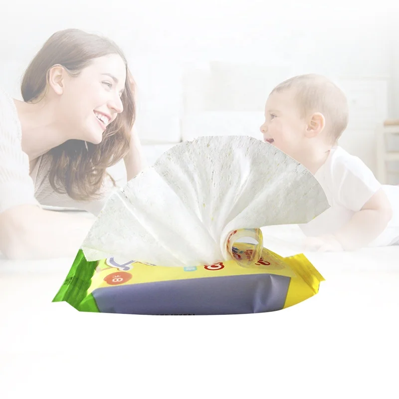 Lactose Free Baby Wipes Wet Nonwoven Material Storage Wipe Single Without Chemicals