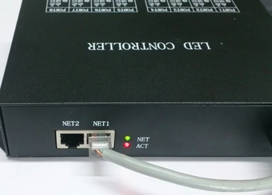 H807SA светодиодный декодер 8192 пикселей DMX Art net 8-портовый выход подчиненный SD-карта DAT LED контроллер