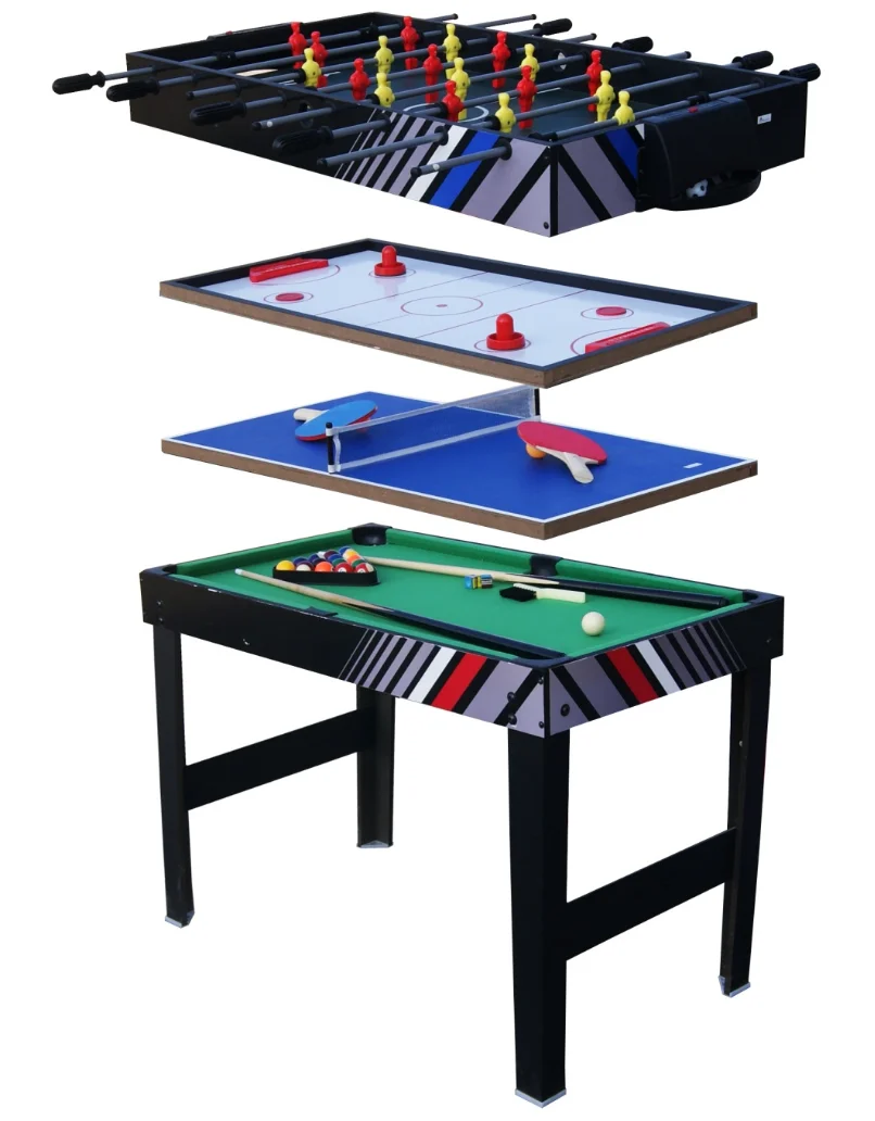 kid play table pool soccer air hockey tennis home game table