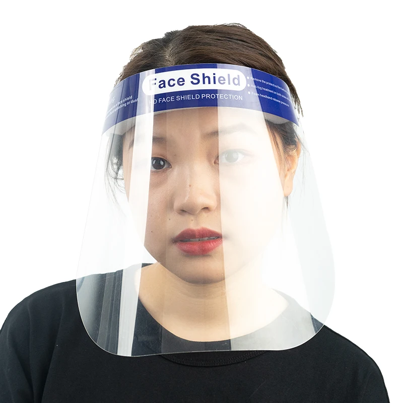 New High Quality face shield antifog PET clear face shield faceshield