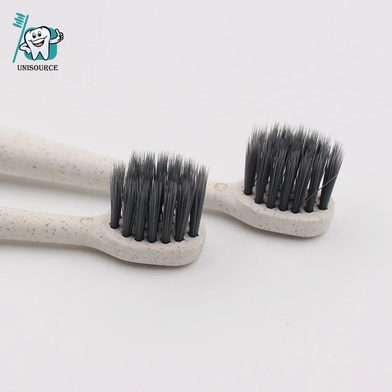 Custom Rechargeable Wheat Straw Soft Nylon and Tapered Bristles Kids Toothbrush