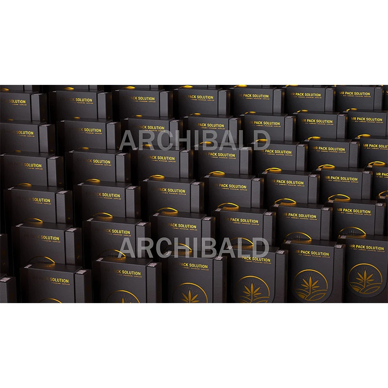 Premium Quality Pre Smell Proof Roll Magnet Flip Cover Custom Recycled Packaging Paper Box