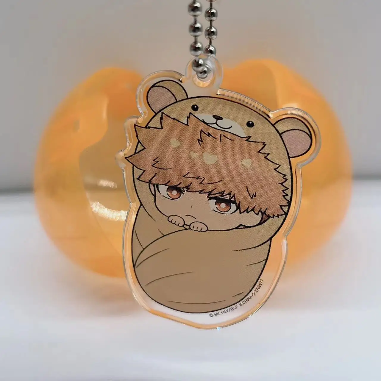 Spot Stasto Blue Prison, Blue Lock Q version of the animal baby swaddling acrylic pendant, genuine twist egg