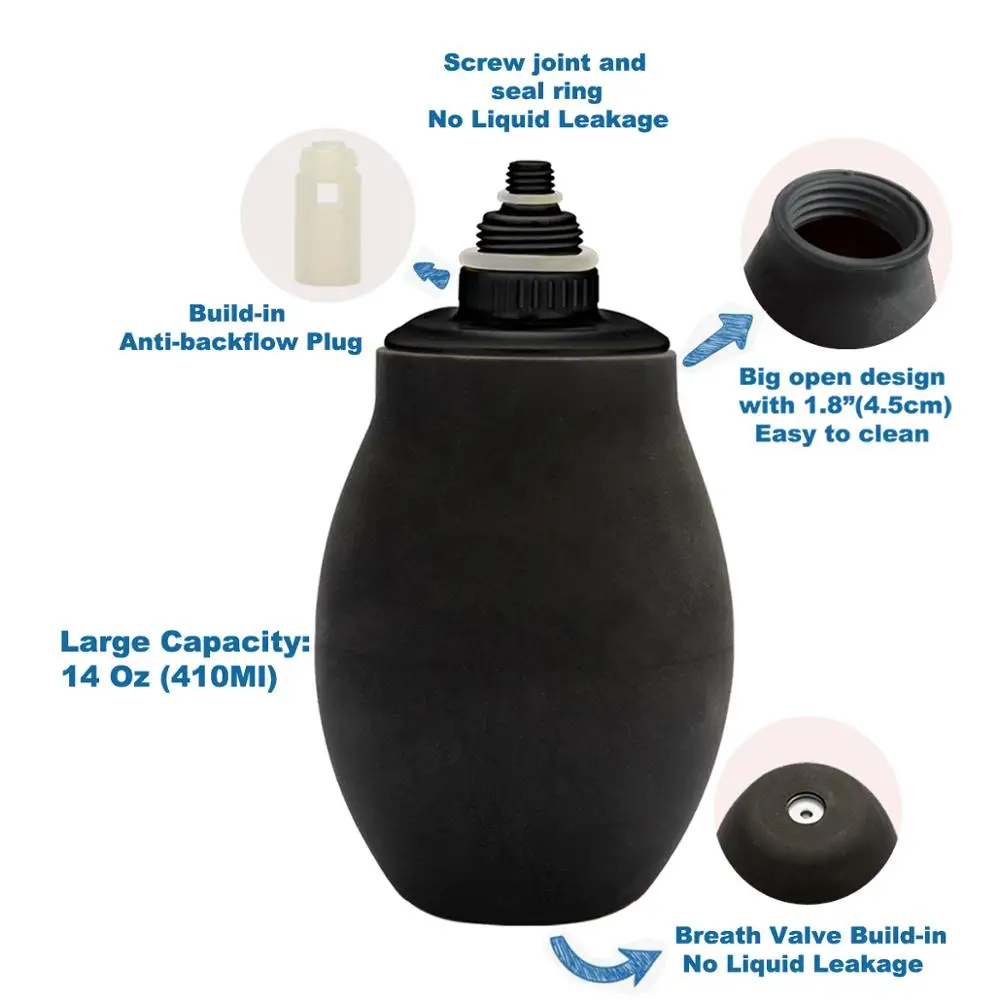 Enema Bulb of Woman Vaginal Douche  for Enema Syringe