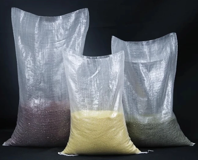 Customized Size 100% Raw Material Pp Woven Bags Transparent Woven Bags For Packing Potatoes