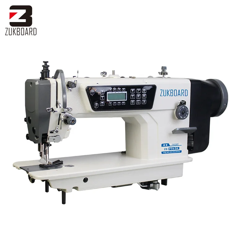 Walking foot single needle lock stitch leather sewing machine heavy duty machine