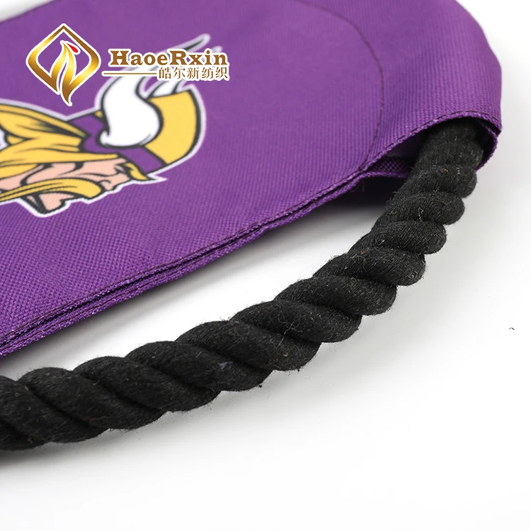 Customized sublimation foldable round polyester pet dog flying disc for training