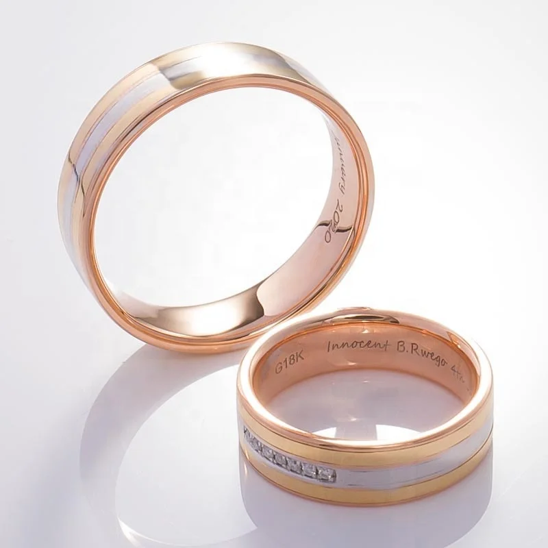 2020 Romantic Weeding ring for couple Wuzhou Redoors jewelry moissanite couple ring  Fashion and special design couple ring