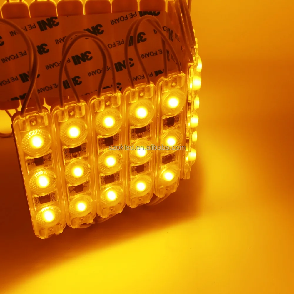 New IP65 Ultrasonic cold white 7516 driverless direct 110V AC SMD3030 modulo Advertising sign 2w injection SMD led modules 220V