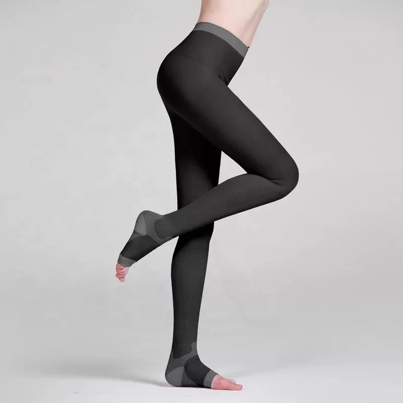 Женские колготки истинное давление бедра красивые носки для ног открытый носок пластиковые носки регулируемые функциональные чулки плотные