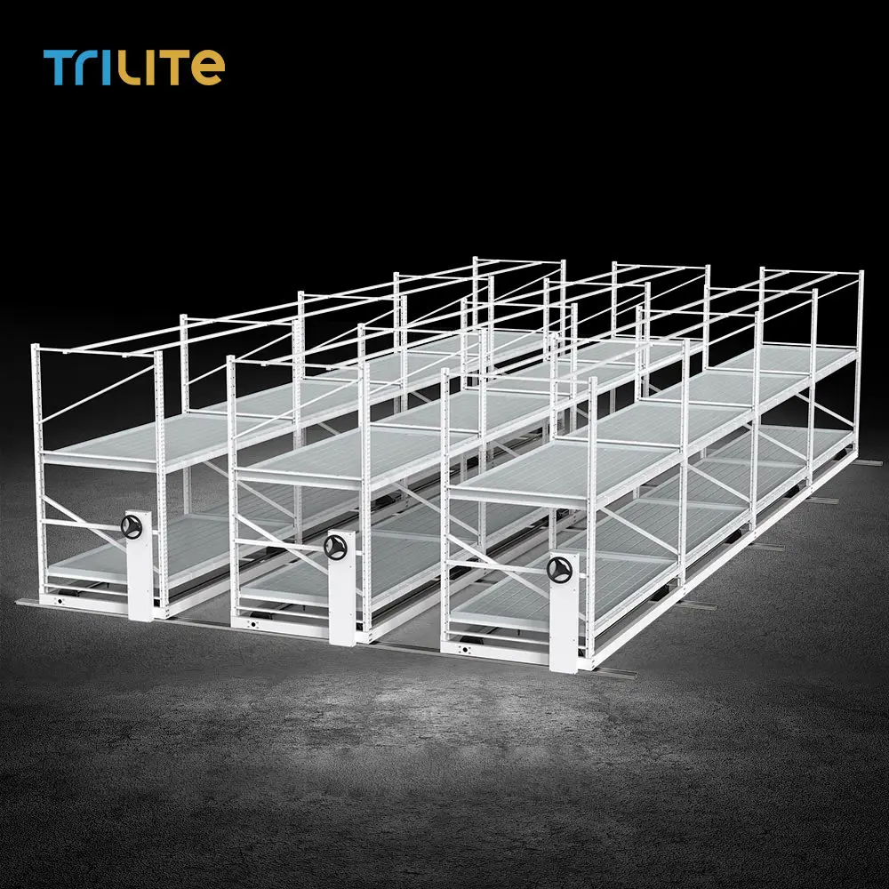 High Quality Cultivation Facilities Adjustable Layers Mobile Aluminum Mushroom Growing Shelves Cultivation