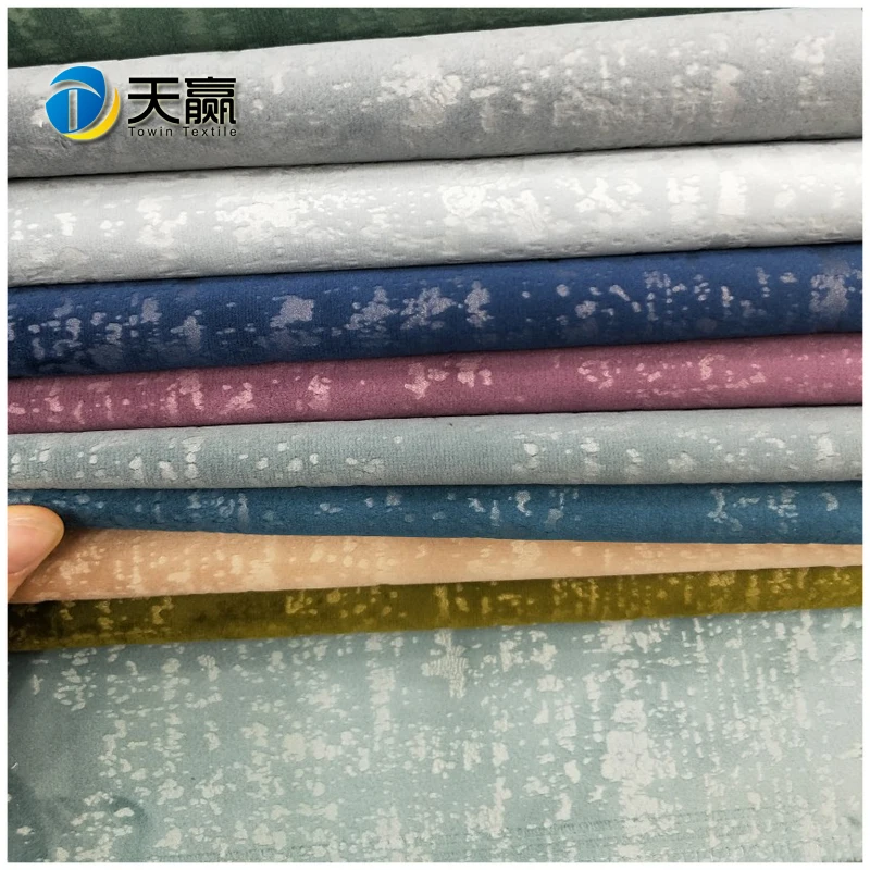 
100% Polyester warp knitted hot sale printing holland velvet fabric 