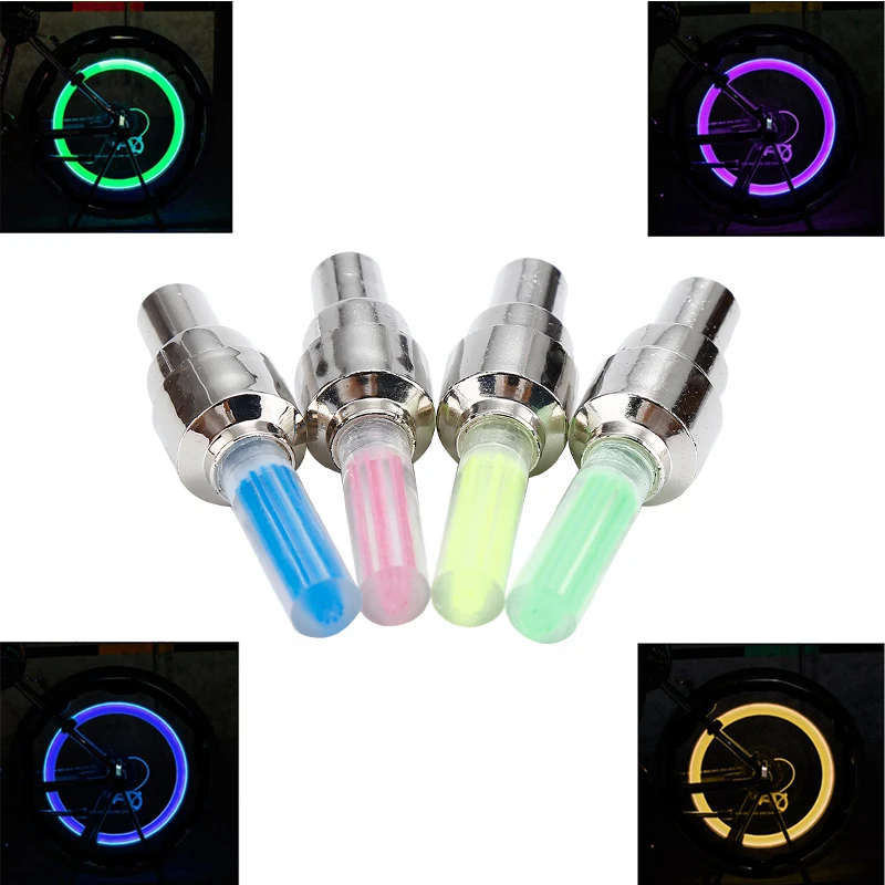 Led Flash Tyre Valve Light For Car Bike Bicycle Motorbicycle Wheel Light Tire Light