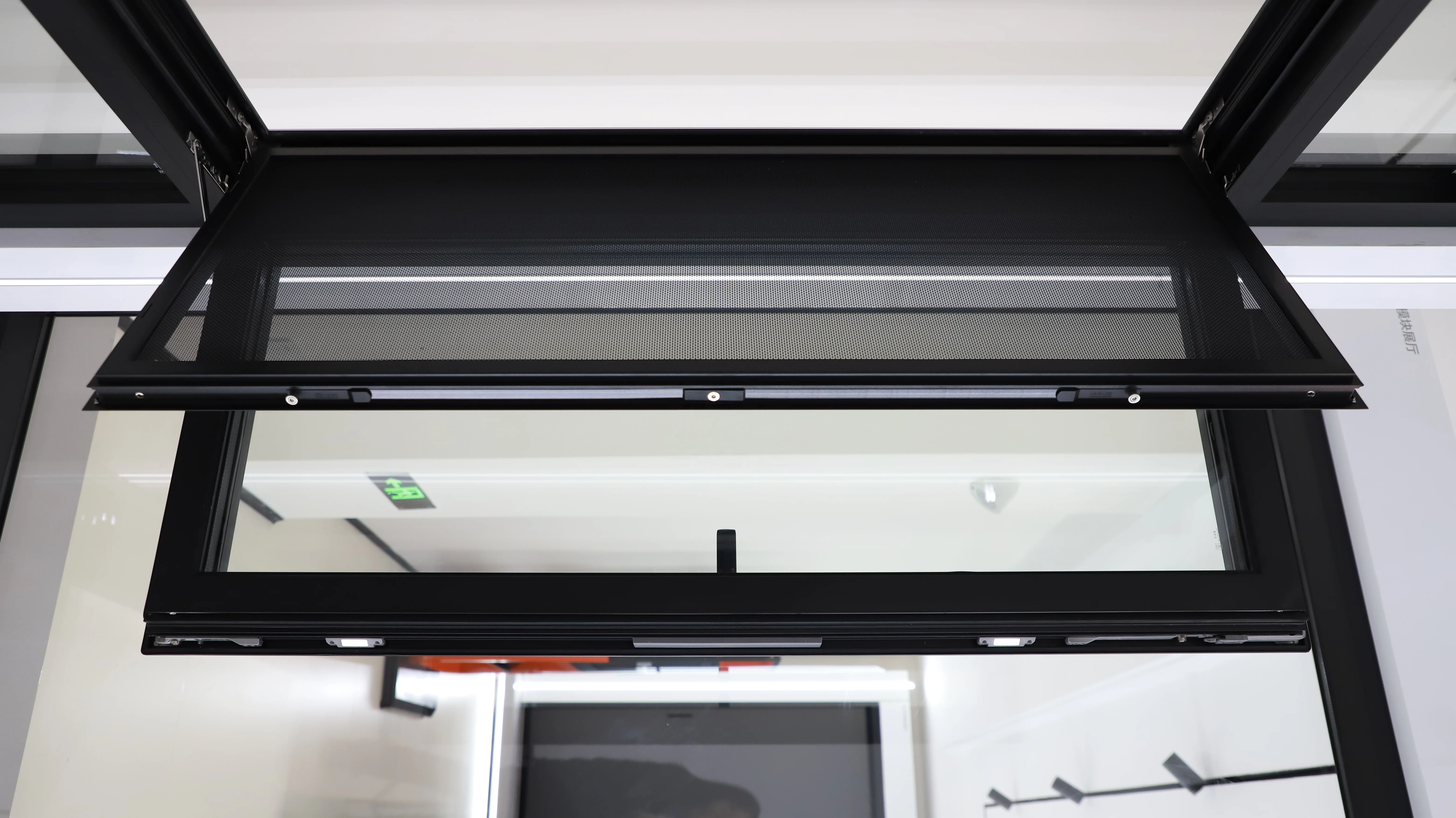 HIMOLON China Factory Aluminum Casement Windows Double Glass Heat Insulation Tilt Open Window with Flyscreen