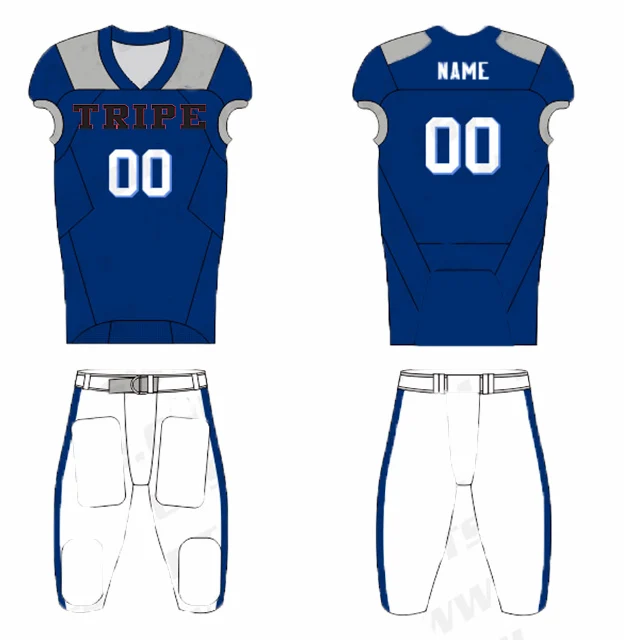 Full sublimation American football jersey custom team football uniform