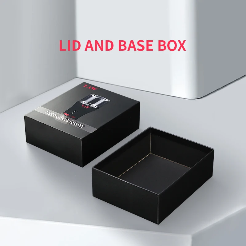 Customized Luxury Black Spot UV Heaven and Earth Cover Packaging Electrical Products Packaging Gift Rigid Box