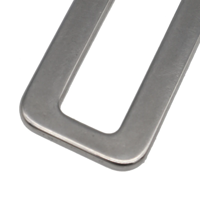 Stainless Steel Webbing Belt Buckle Rectangle Ring Buckle Loops For safety Belt Accessories