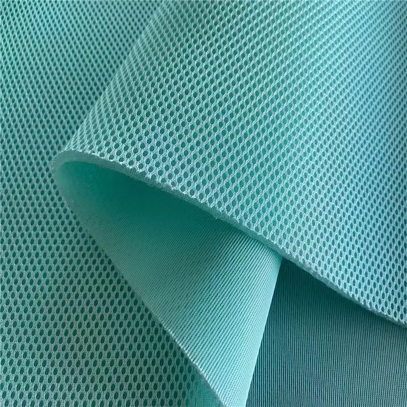 100% Polyester Backpack Jiangsu Plain Knitted Air Mesh Sandwich Mesh Fabric Product Shoe Lining 3D Fabric for Bike Seat 1 Meters