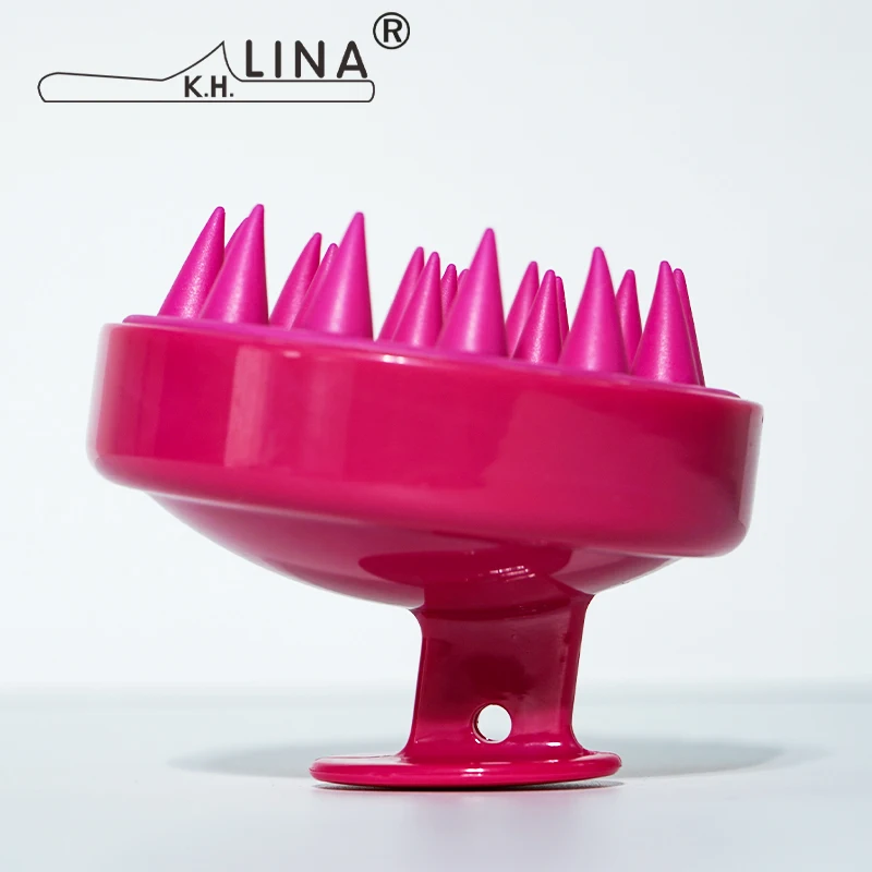 Hot Sale Silicone Handheld Manual Plastic Scalp Massager Head Scrubber Shower Shampoo Hairbrush For Hair Growth Brush