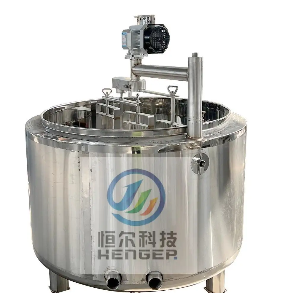 Cheese Vat Cheese Making Machine Mozzarella Ricotta Processing Machinery 1000 Liters Halloumi Cream