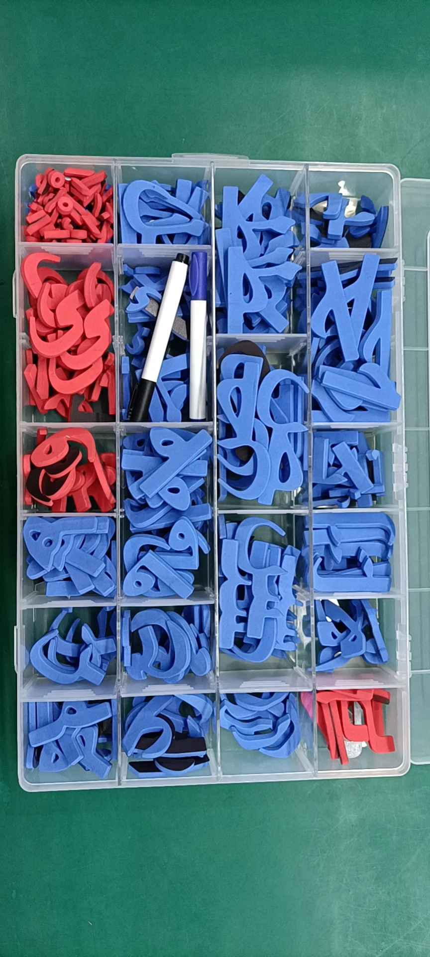 380 pcs hot sale Amazon Arabic Magnet letters Foam Eva soft spelling toy magnet drawing board magnetic alphabet educational toy