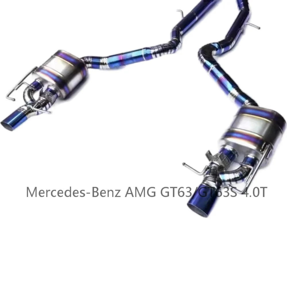 Высокопроизводительная выхлопная труба catback для Mercedes-Benz AMG GT63/GT63S выхлопной трубы глушителя из титана/нержавеющей стали