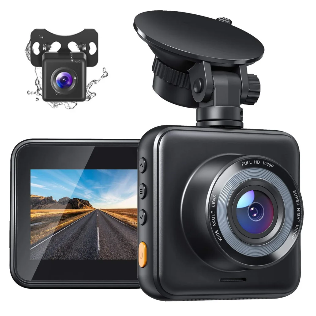 Hot selling 1080P HD Dual Lenses LCD Car Black Box Car Video Camera Excellent Night Vision GPS Dvr Dash Camera
