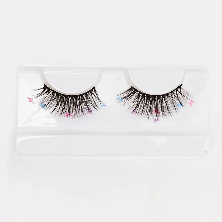 colorful butterfly lashes