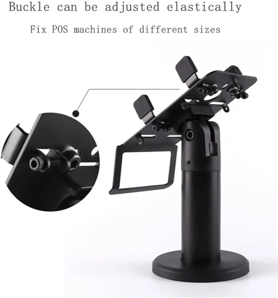 Adjustable Swivel Pos Terminal Stand Bracket Credit Card Machine Security Holder Payment System Base Mount