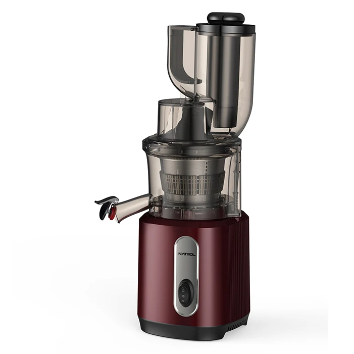 Fruit Machine Electric Household Vegetable Juice Multifunctional Slow Juicer Big Mouth Cold Press Commercial Orange ABS Housing