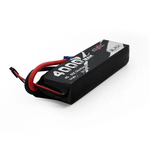 cnhl black series 4000mah 14.8v 4s 65c lipo battery with ec5 plug