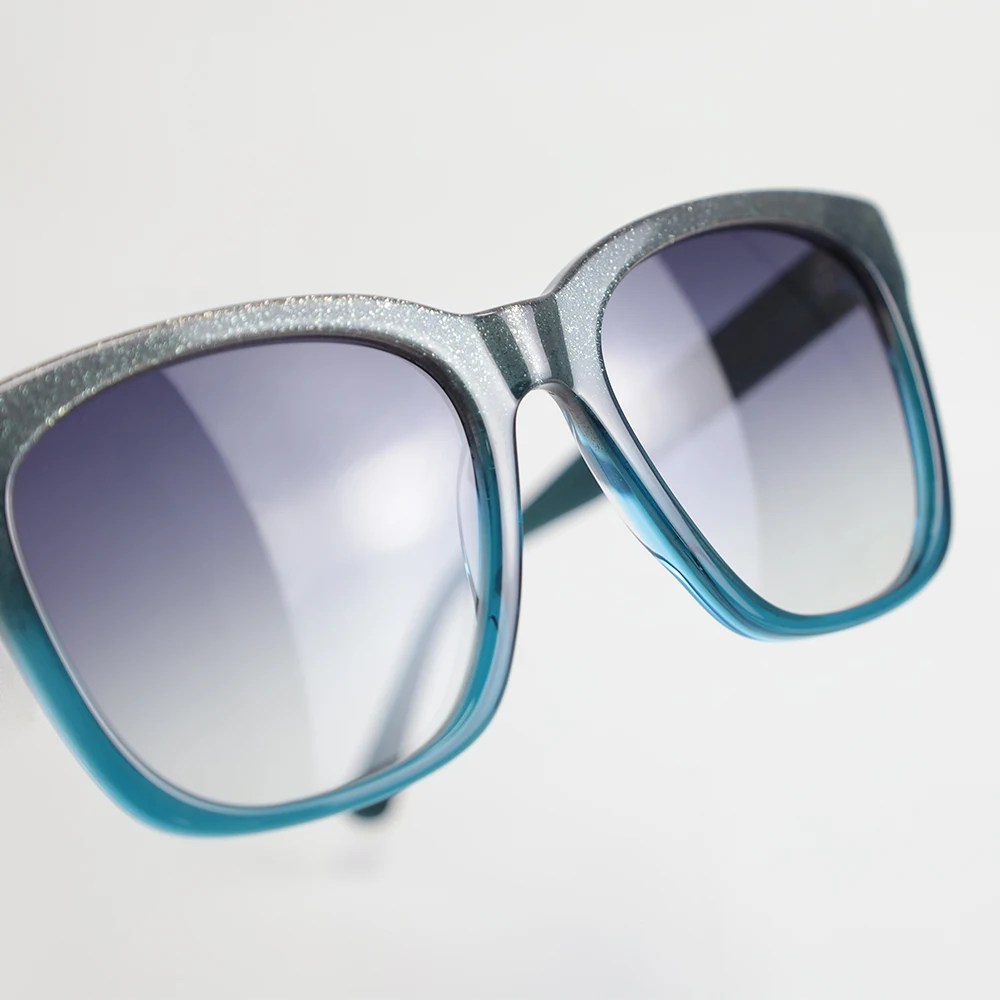 Benyi New Trendy Unisex Uv400 Sun Glasses Custom Logo Acetate Men Retro Fashion Luxury Brand Shades  Women Polarized Sunglasses