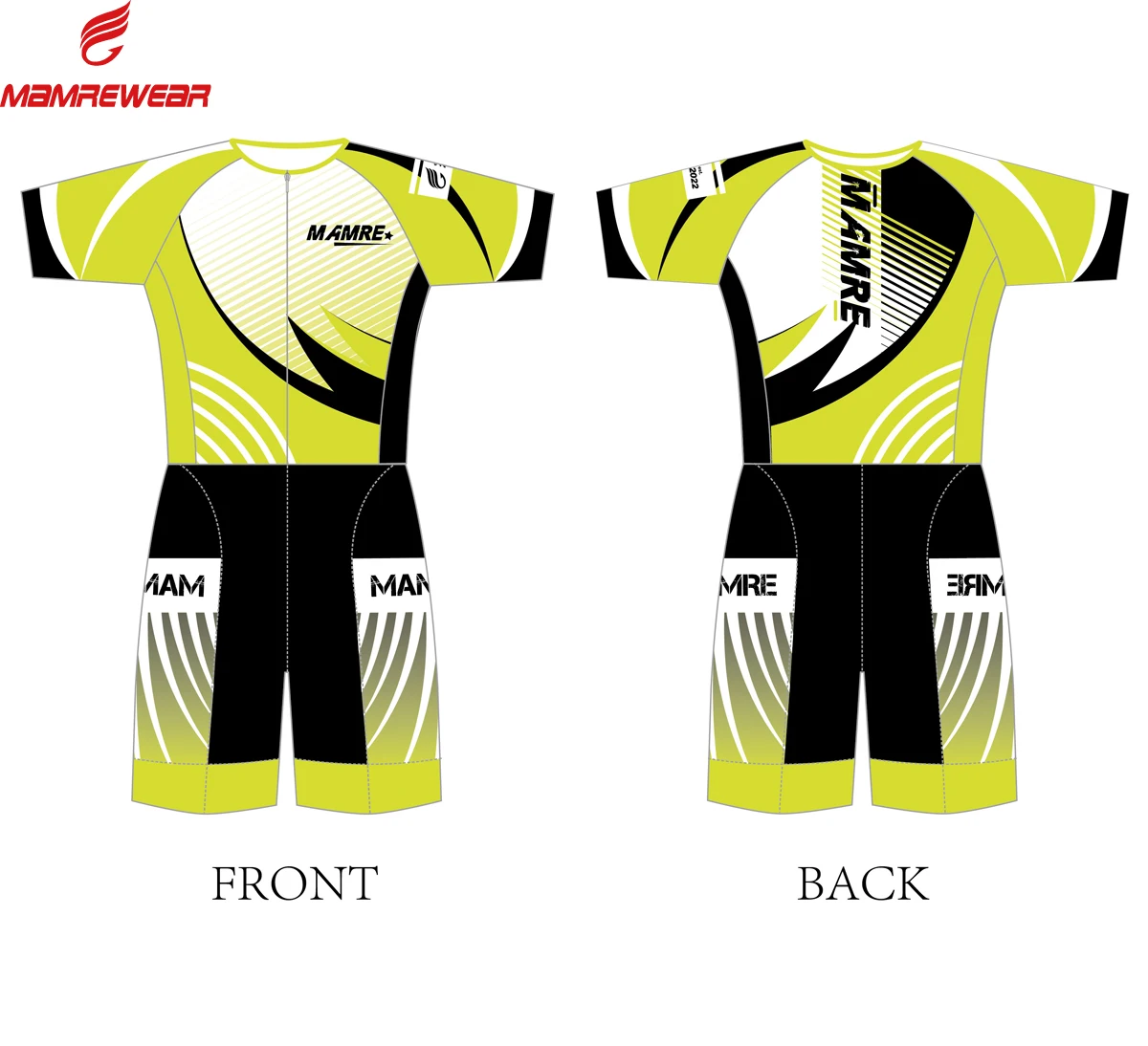 Mamre Latest Style Custom Design Compression Speed Inline Skating Short Sleeve Skate Skin Suit