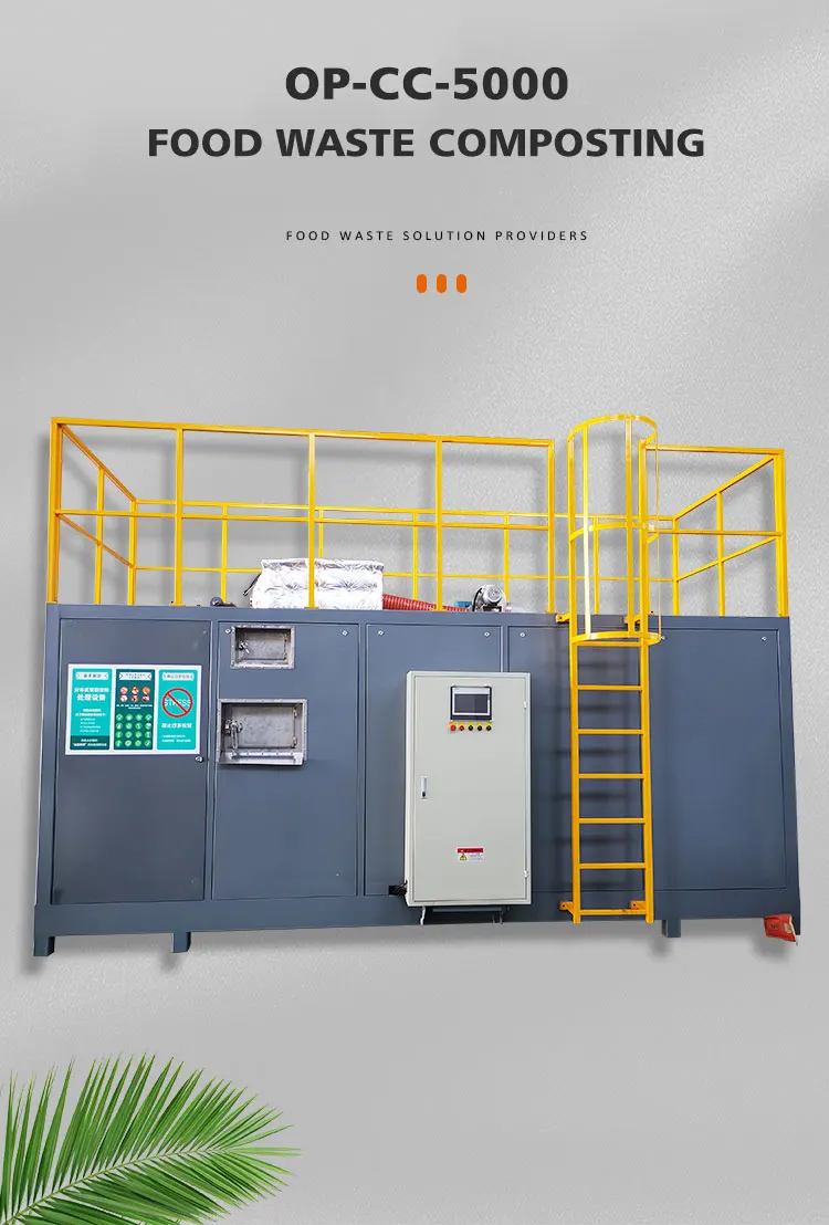 High Productivity Fully Automatic Organic Food Waste to Energy Machine