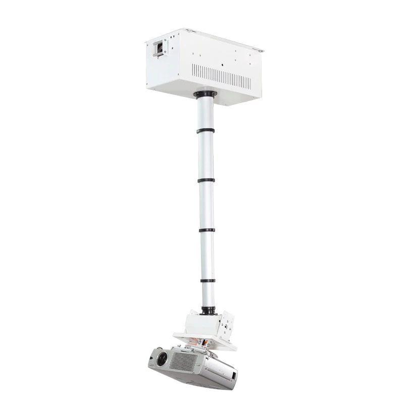 Retractable Adjust Universal 90 Rotating Ceiling Mount Projector Lift Stand Ceiling Mount Bracket