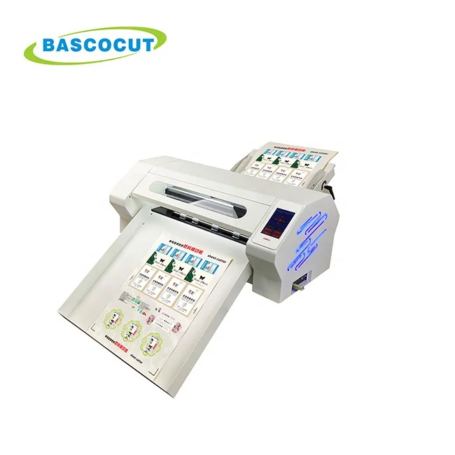 Bascocut автоматическая лазерная этикетка умереть бумажные наклейки умирает автомат для резки