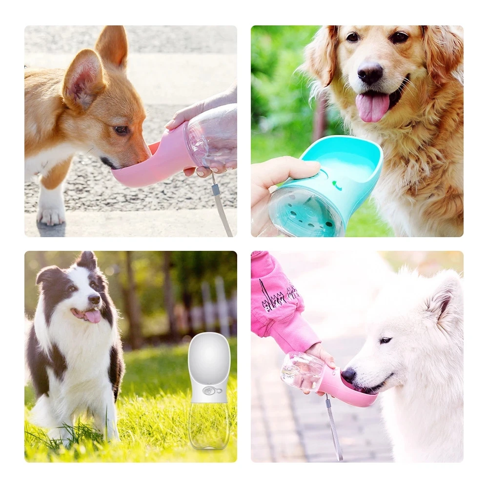Portable Water Bottle For Dogs Puppy Drinking Bottle Travel Pet Drinker Leakproof Dog Bowl