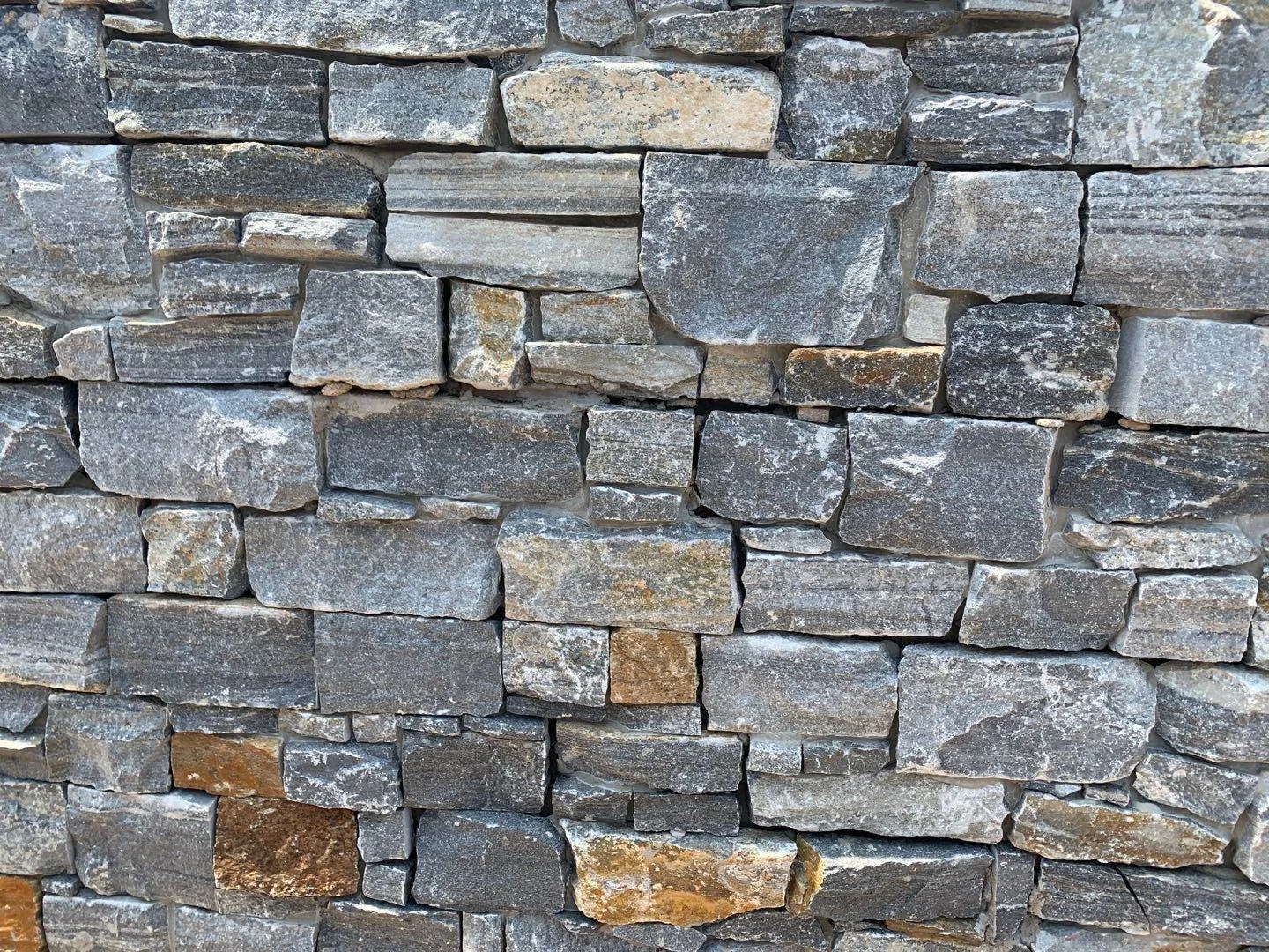 Natural flat stacked stone for exterior wall decorative