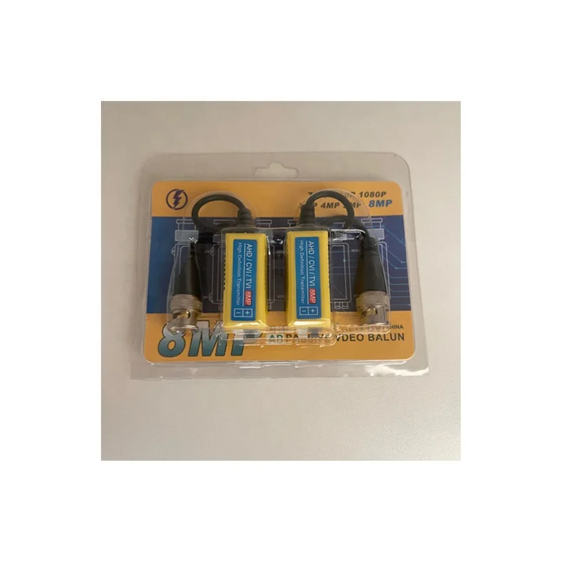 720p 1080p Hik Video Balun For AHD/HDCVI/ HDTVI Cctv Accessories and Bnc Connector 250m Transmission Meters Video Balun 8MP