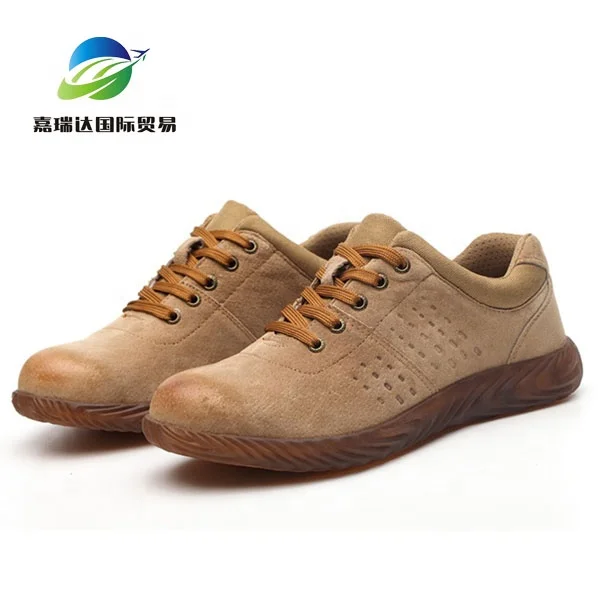 Men Work Steel Toe Pig Leather Safety Shoes Fashion Safety Boots