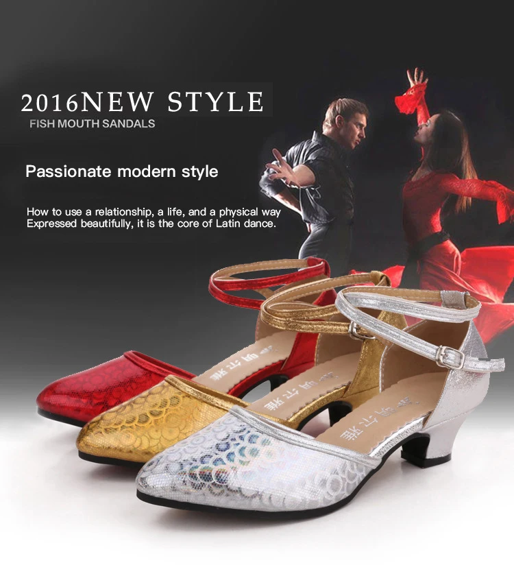 Low Heel Women Latin Dance Shoes Performance Shoes Modern Ballroom Dancing Shoes Ladies 3.5/5.5cm Heels
