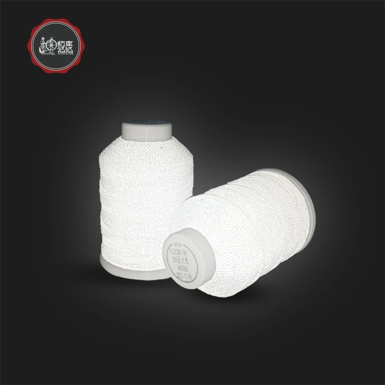 Reflective light 2022 fashion yarn manufacturer white Reflective thread